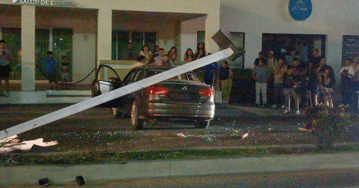 accidente, carro, Mazatlán