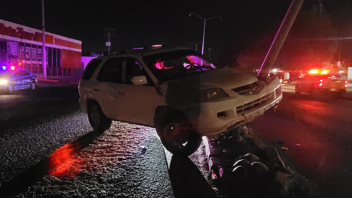 accidente, auto, Los Mochis