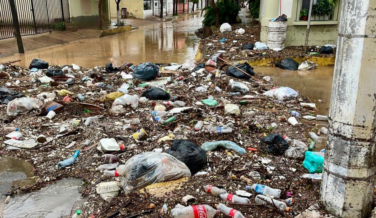 basura, Lluvias, Mazatlán