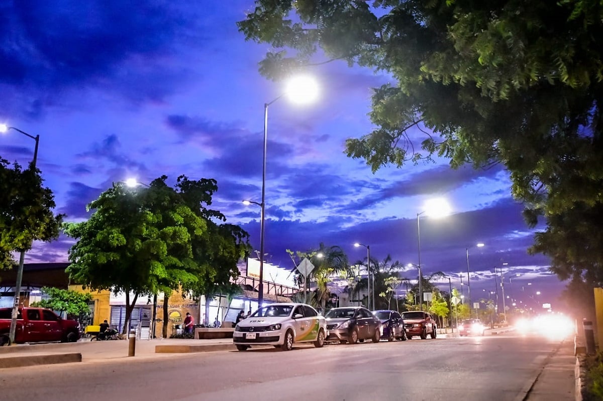 Alcalde, alumbrado, Mazatlán
