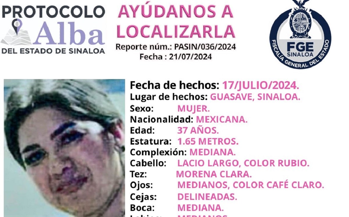 Desaparecida, Guasave, mujer