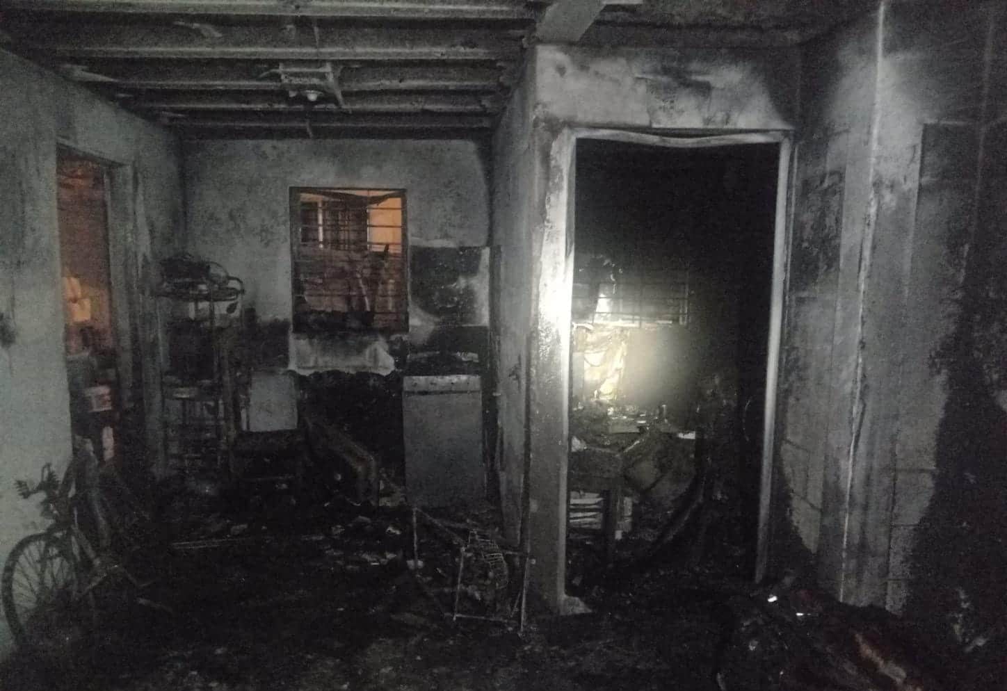 Casa, incendio, Mazatlán