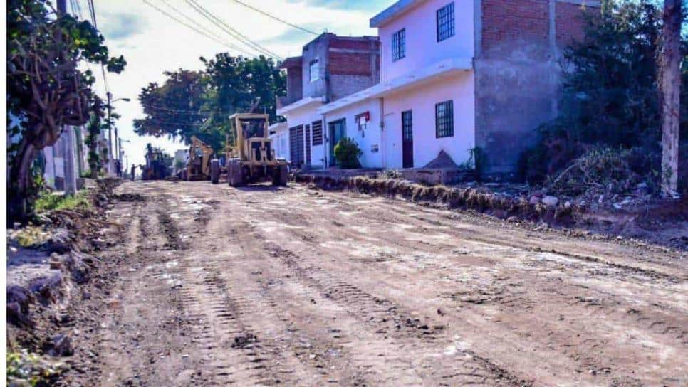 Alcalde, Mazatlán, pavimentación