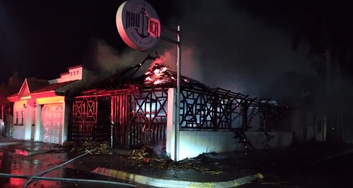 incendio, Los Mochis, restaurante