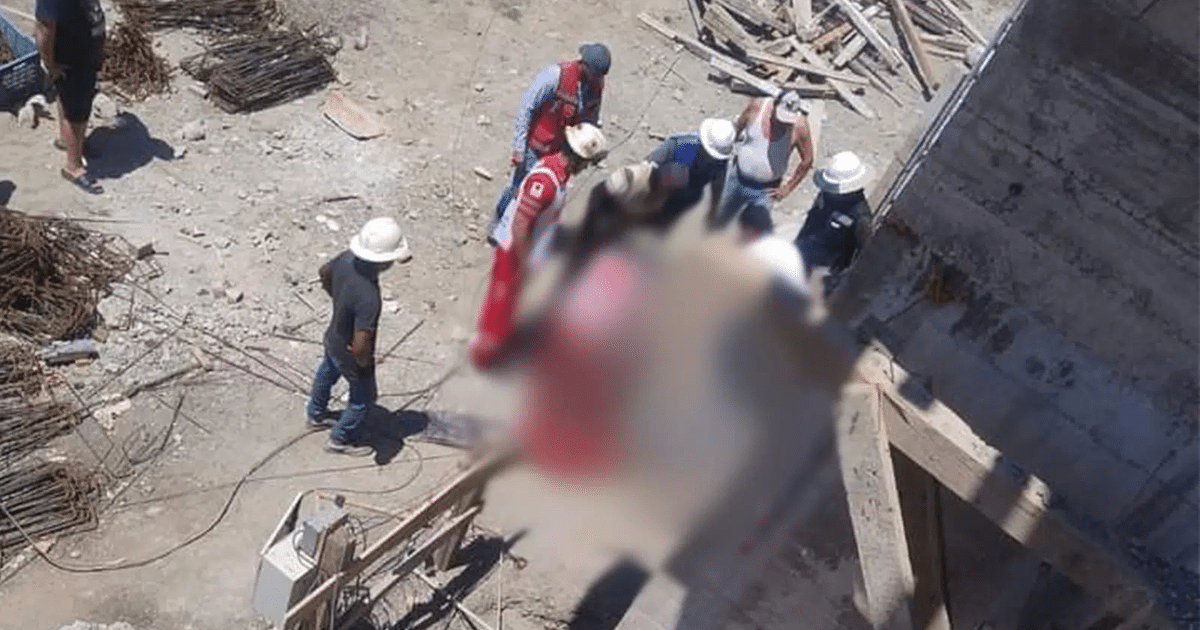 . Mazatlán, accidente laboral, atención médica., construcción, seguridad en el trabajo