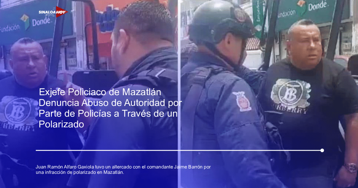 abuso de autoridad, incidente policial, Jaime Othoniel Barrón, Juan Ramón Alfaro, Secretaria de Seguridad Pública