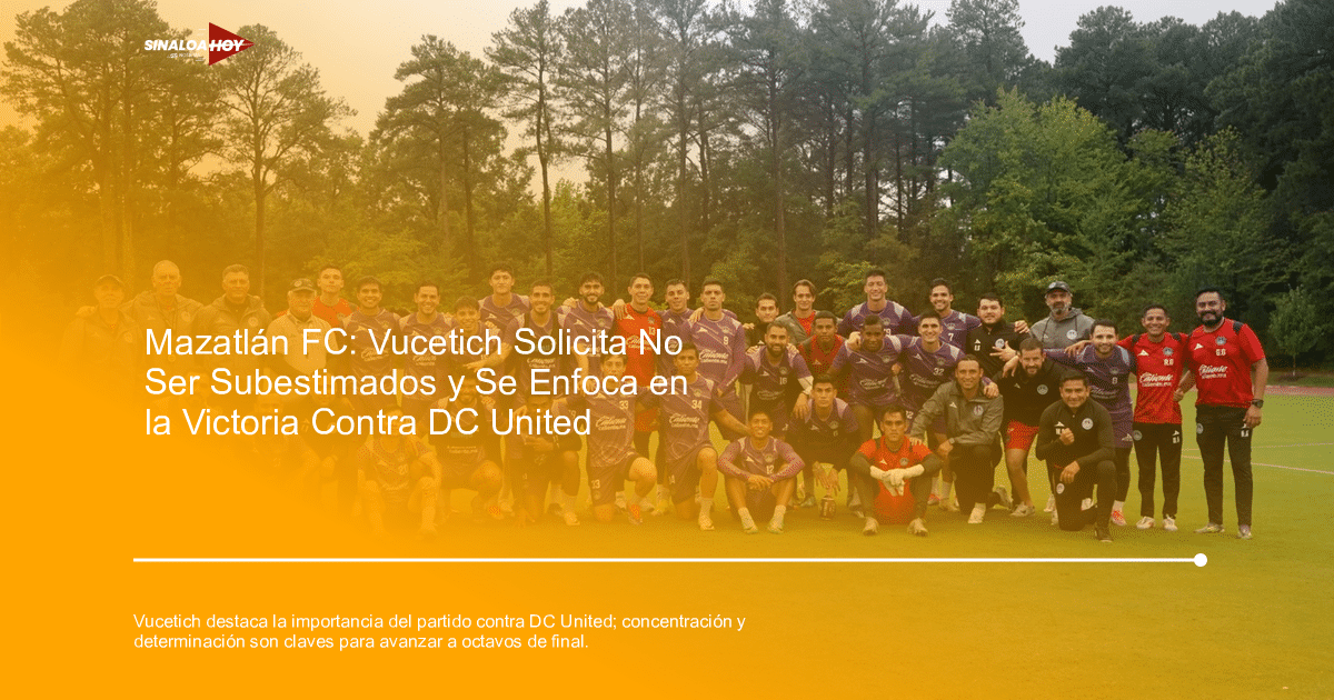 alineación Mazatlán FC, DC United, fútbol., Leagues Cup 2024, Víctor Manuel Vucetich