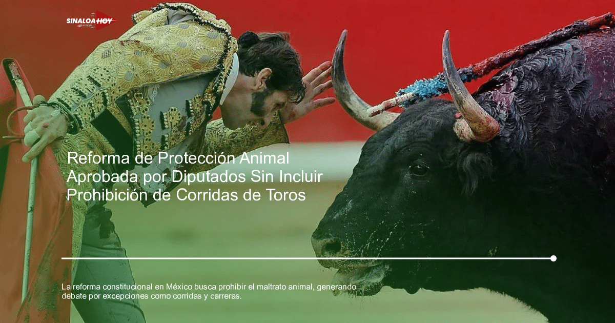 excepciones controversiales, legislación mexicana., maltrato animal, protección animal, Reforma constitucional