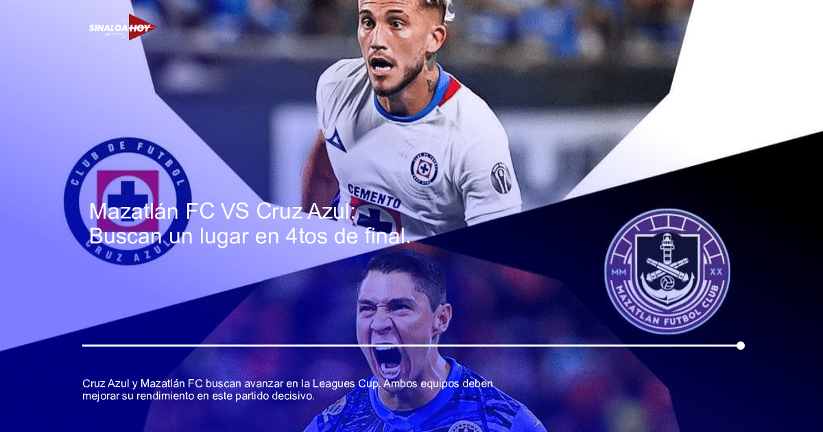 alineación Mazatlán FC, Análisis deportivo, Clásico fútbol, Cruz Azul, Leagues Cup 2024
