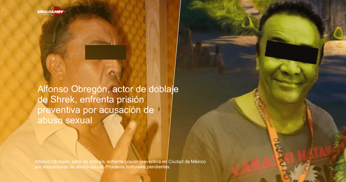 Abuso Sexual, Actor de doblaje, Alfonso Obregón, prisión preventiva, Proceso judicial.
