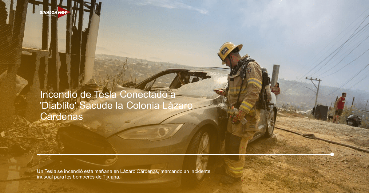 . incendios forestales, bomberos, Cuerpos Tijuana, emergencias, vehículo eléctrico