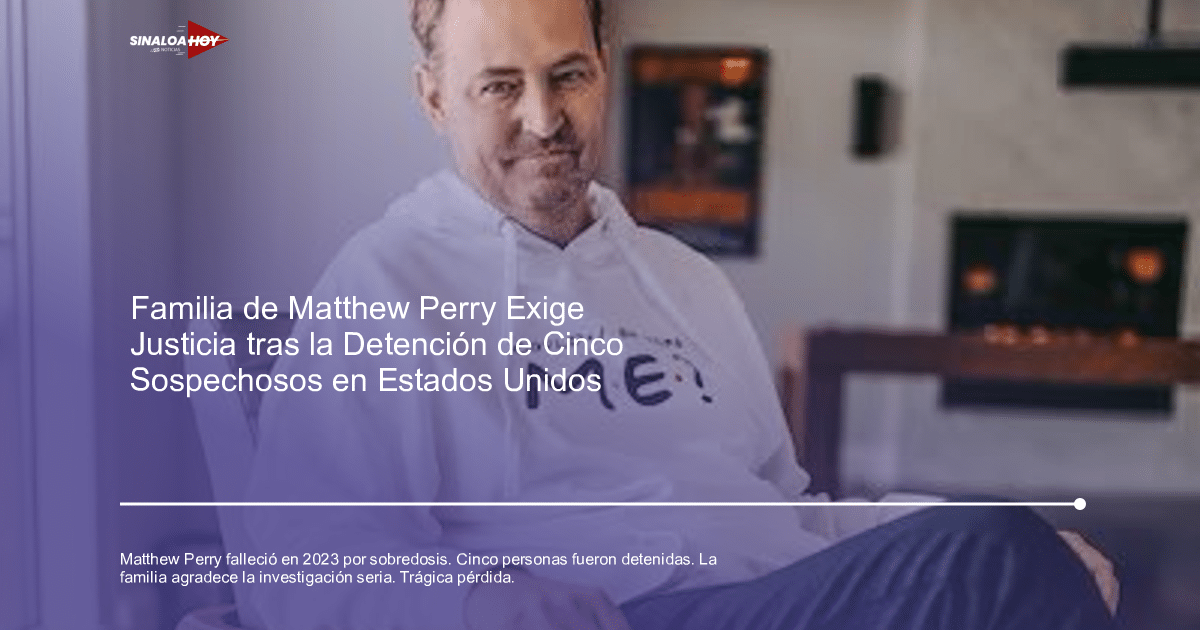 Friends, investigación policial, justicia., Matthew Perry, sobredosis