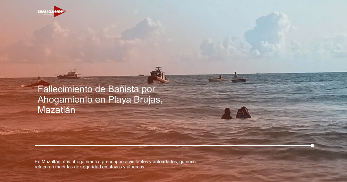 ahogamiento, Mazatlán., Playa Brujas, Rescate, seguridad en playas