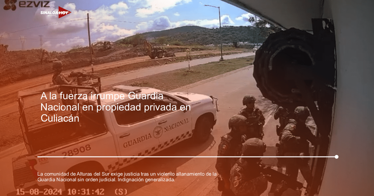 . Guardia Nacional, abuso de autoridad, accidente Culiacán, derechos humanos, seguridad pública.