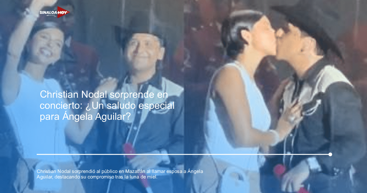 Angela Aguilar, Christian Nodal, cobrarconcierto, luna de miel, relacion