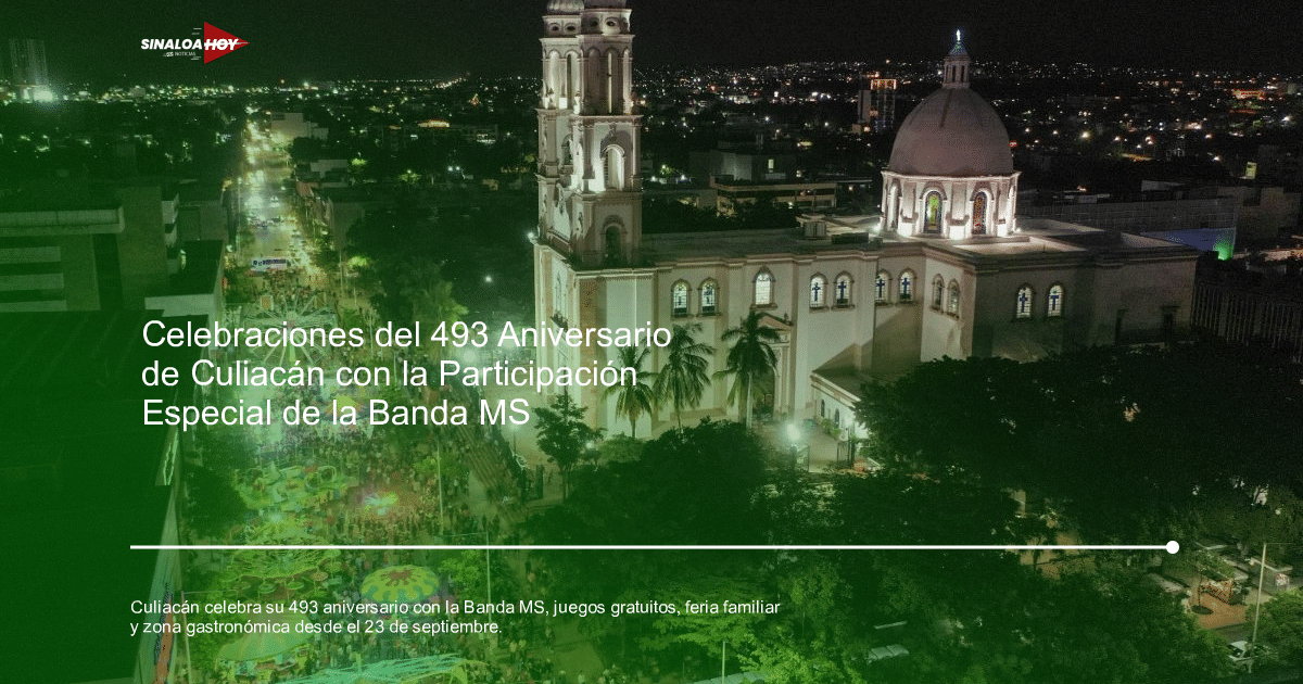 105 aniversario, accidente Culiacán, banda MS, celebración, feria familiar