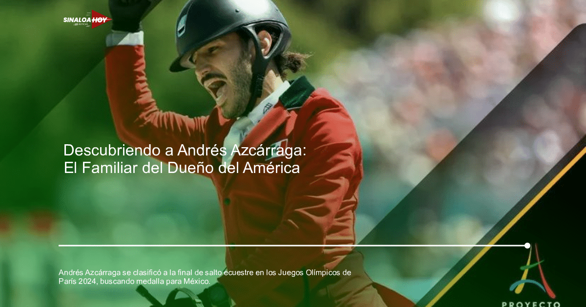 Andrés Azcárraga, Claro Sports, juegos olímpicos, medalla, salto ecuestre