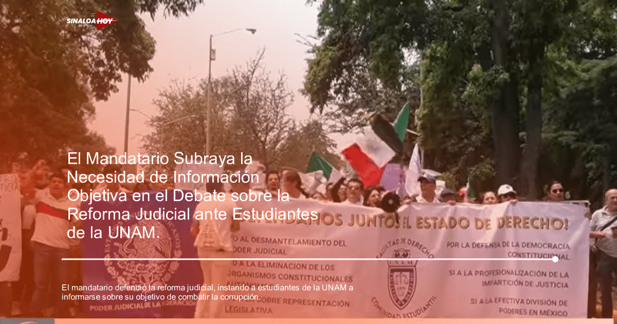 Anticorrupción, discurso presidencial, estudiantesdemédicinaUNAM, protesta estudiantil, reforma judicial