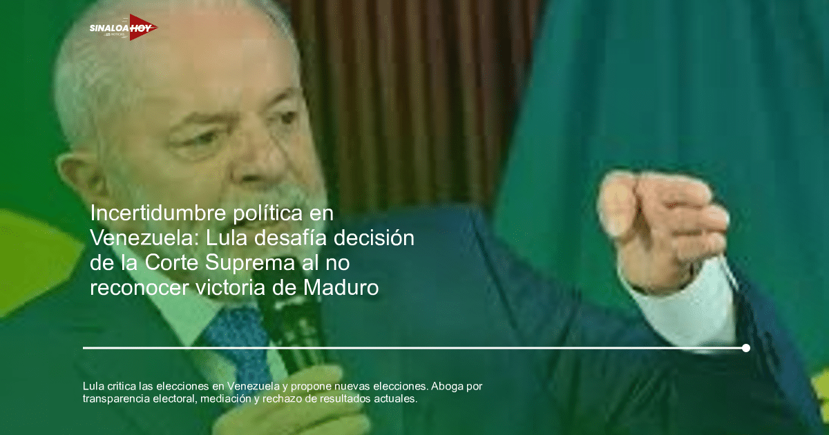 Elecciones, elecciones en Venezuela, Lula da Silva, mediación internacional, transparencia electoral