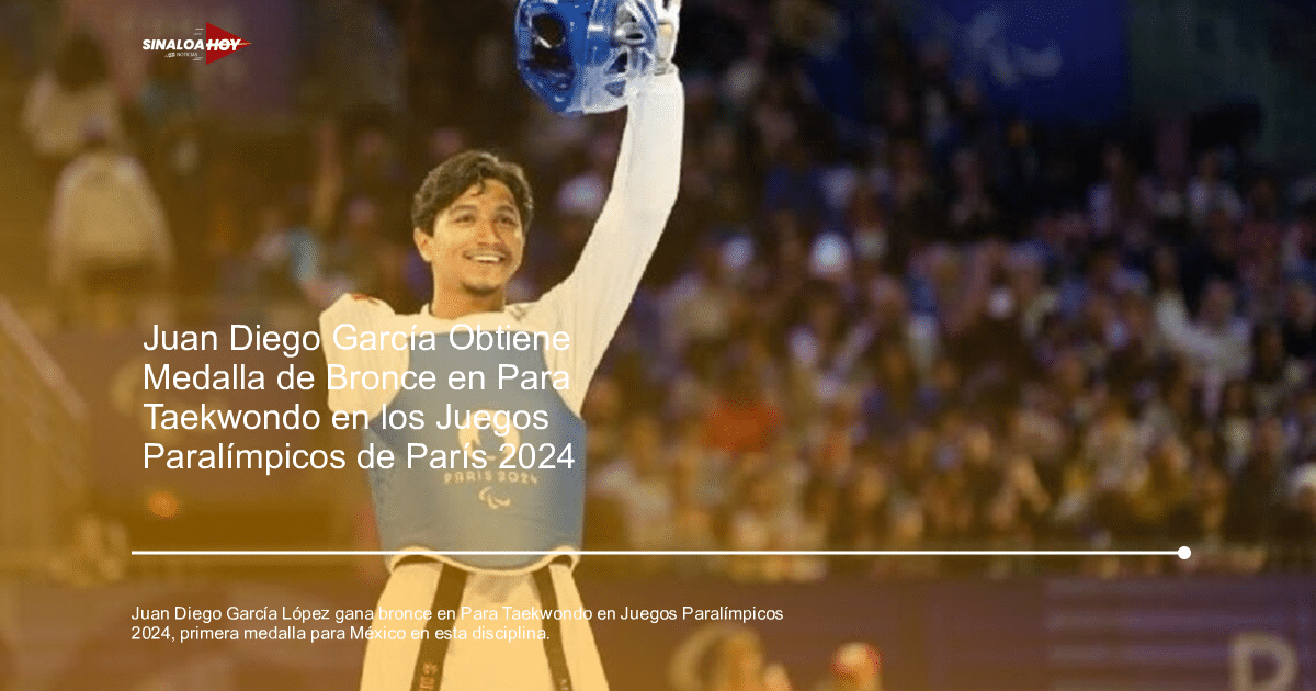 #copapormexico, Atletas Paralímpicos, Juan Diego García López, medalla de bronce, Para Taekwondo
