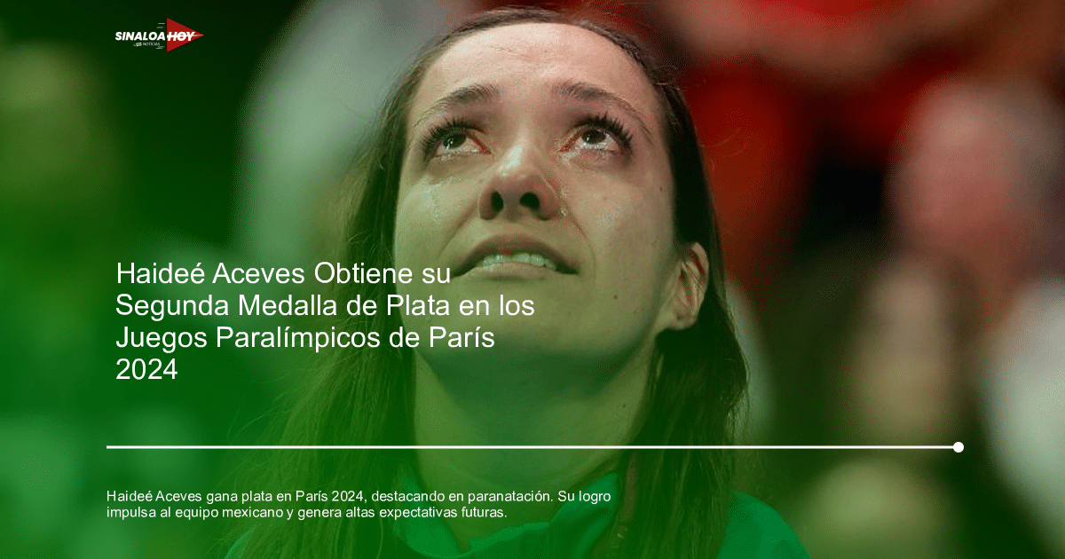 #copapormexico, Atletas Paralímpicos, Haideé Aceves, medalla de plata, paranatación