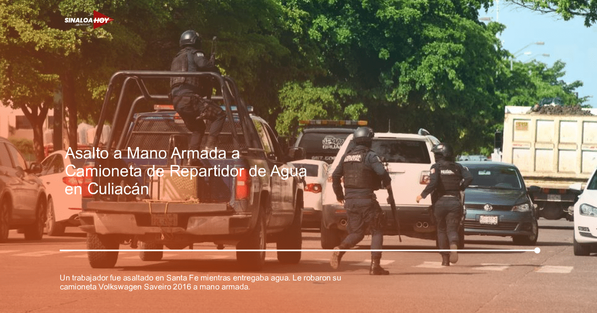 accidente Culiacán, alerta de seguridad, Beisshop robo, incidente, Santa Fe