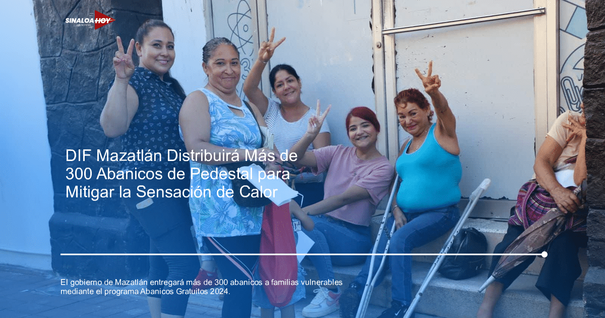 apoyo social, DIF Mazatlán, distribución de abanicos., familias vulnerables, programa gubernamental