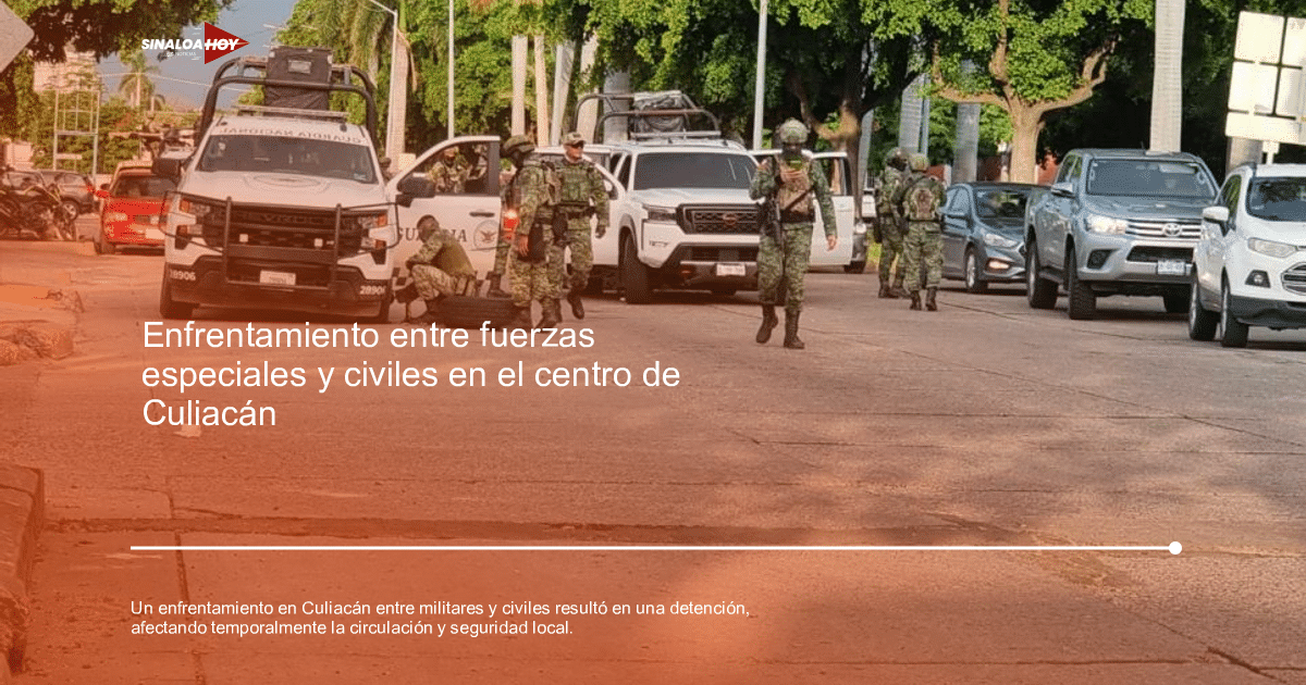accidente Culiacán, alerta de seguridad, detencion, enfrentamiento, Operativo