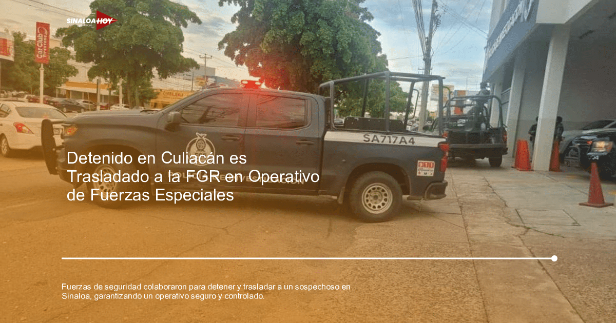 . Sinaloa, detencion, Investigación en curso., Operativo policial, Secretaria de Seguridad Pública