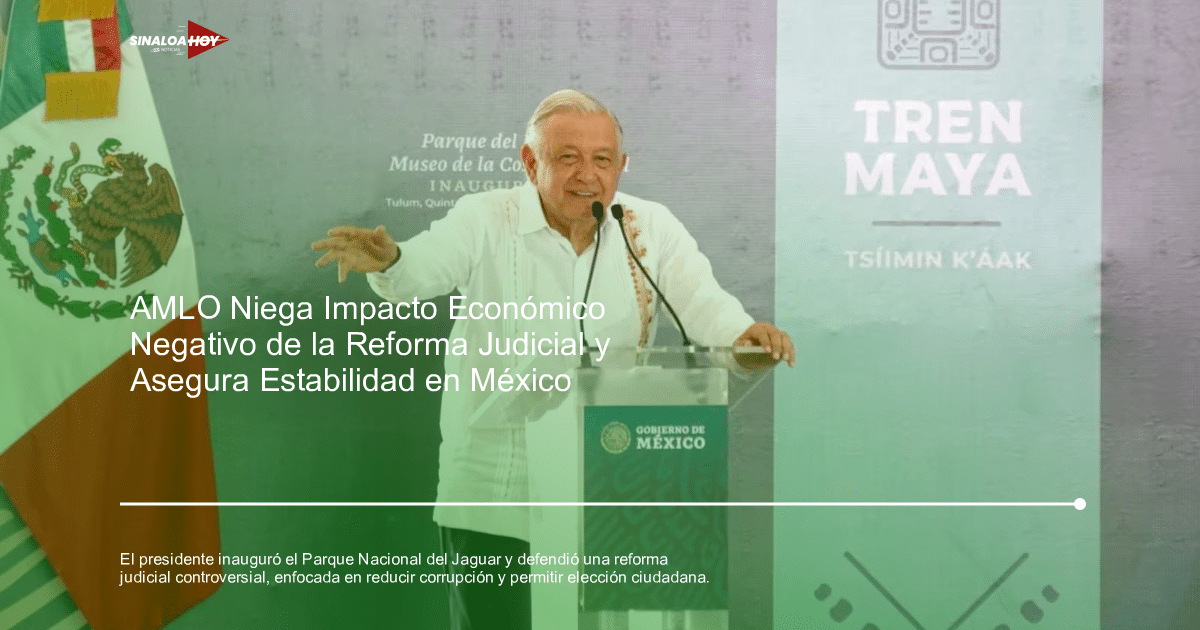Andrés Manuel López Obrador, Anticorrupción, estabilidad económica, oposición., reforma judicial