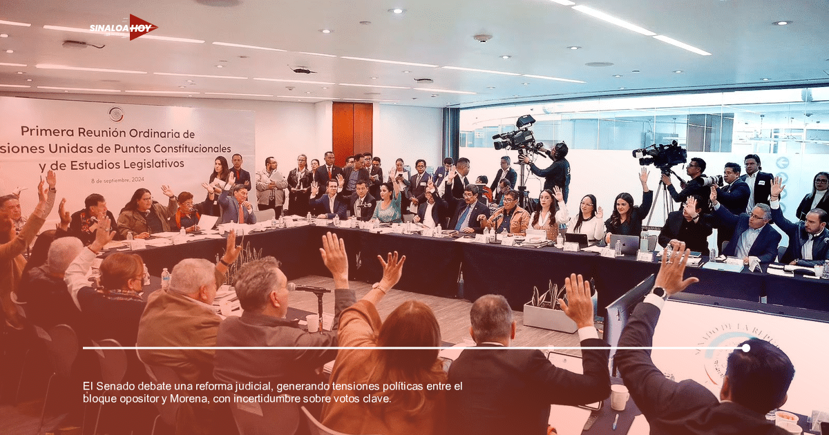 .campaña, #Mazatlan #Morena #Químico #Sinaloa, reforma judicial, Senado de la República., tensiones políticas.