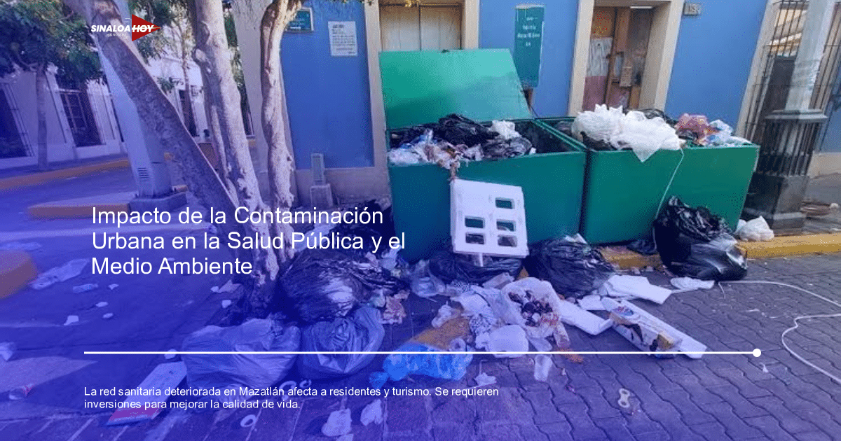 aguas negras, infraestructura, licenciatura Turismo, Mazatlán, salud pública