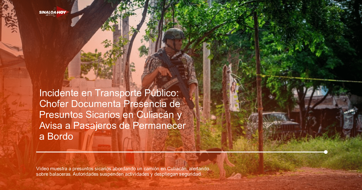accidente Culiacán, alerta de seguridad, amenaza de violencia, autoridades, sicarios
