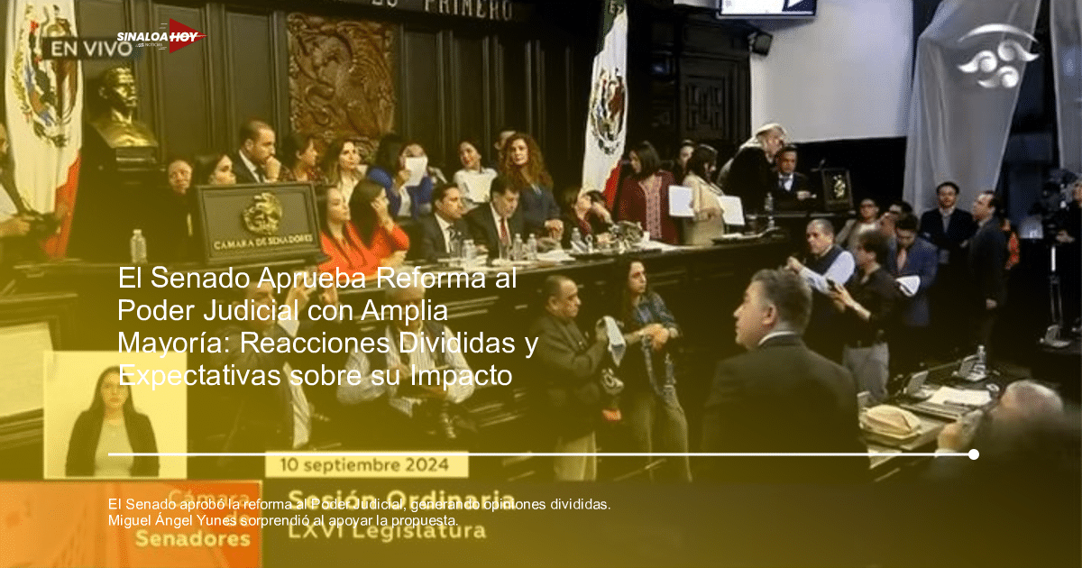 Alianza política, mexicovotaciones, Miguel Ángel Yunes, pleno del senado, reforma judicial