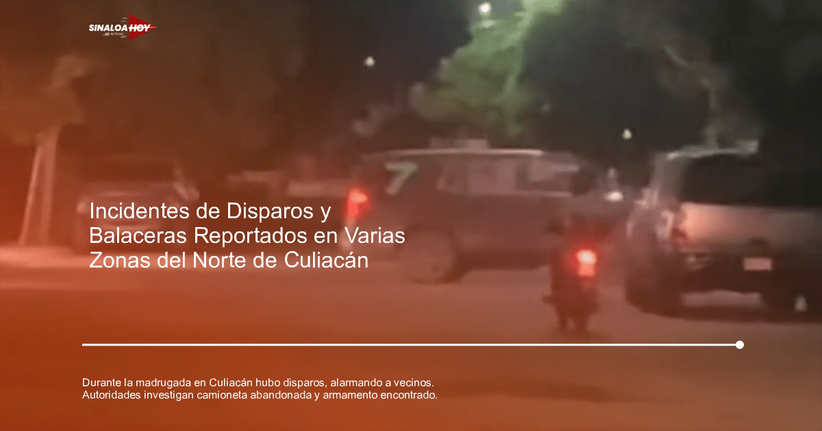 accidente Culiacán, comunidad en alerta, incidentes armados, investigaciones policiales, Secretaria de Seguridad Pública