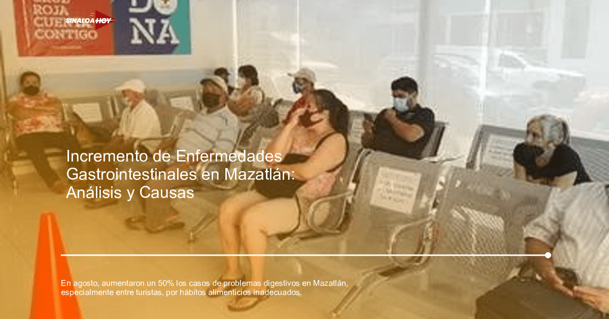 Cruz Roja, intoxicación alimentaria, Mazatlán, problemas digestivos, turistas