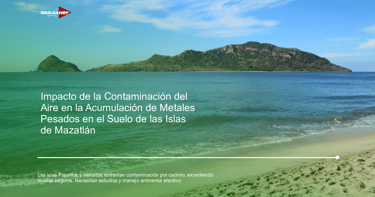 Áreas Naturales Protegidas, Contaminación del suelo, Islas Pajaritos y Venados, Metales pesados, Transporte atmosférico de contaminantes