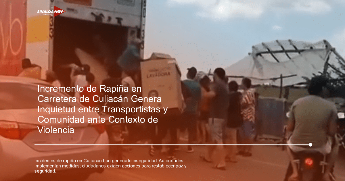 accidente Culiacán, amenaza de violencia, exdirectorvialidadytransporte, Inseguridad, Rapiña