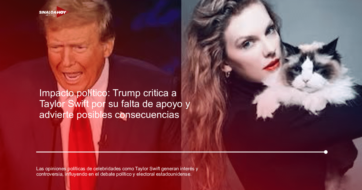 Alianza política, campaña de donald trump, celebridades, elecciones 2024, Taylor Swift
