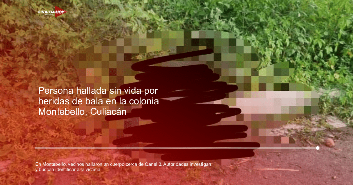 autoridades locales., hallazgo, Inseguridad, investigación policial, víctima no identificada