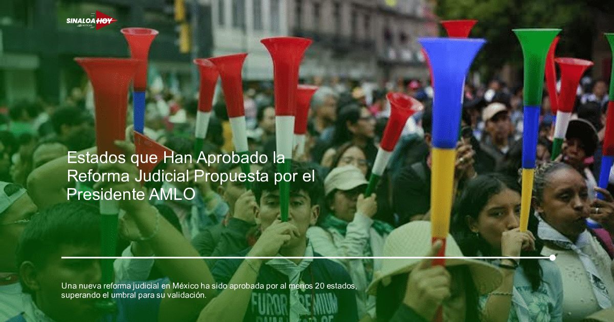 #copapormexico, Andrés Manuel López Obrador, Aprobación constitucional, Congresos estatales, reforma judicial