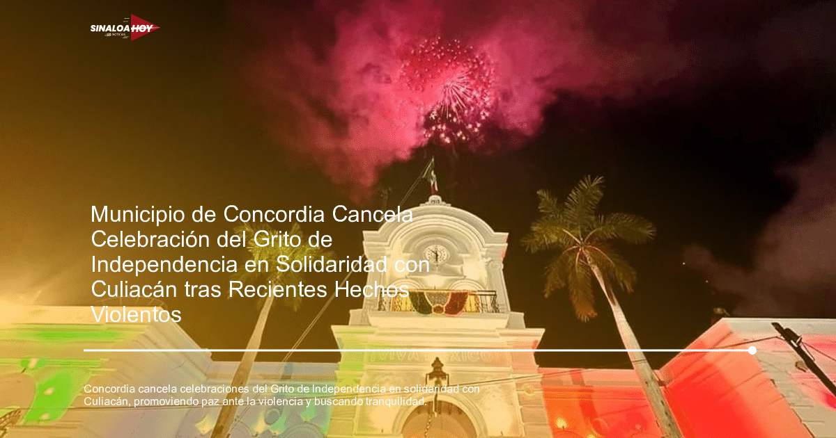 accidente concordia, alerta de seguridad, amenaza de violencia, Cancelación de eventos, solidaridad