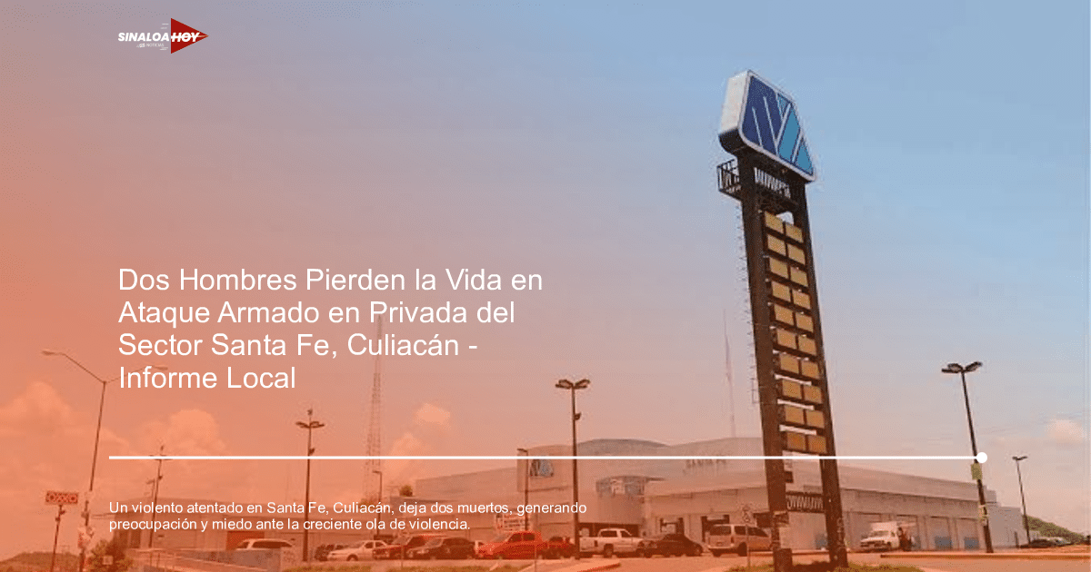 accidente Culiacán, alerta de seguridad, amenaza de violencia, comunidad, investigación