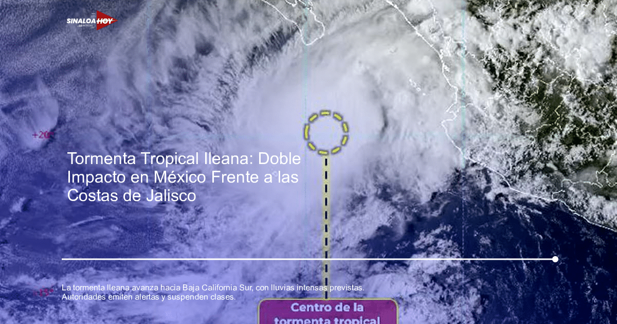 Alertas Meteorológicas, Baja California Sur, Ileana Márquez, lluvias intensas, Tormenta tropical