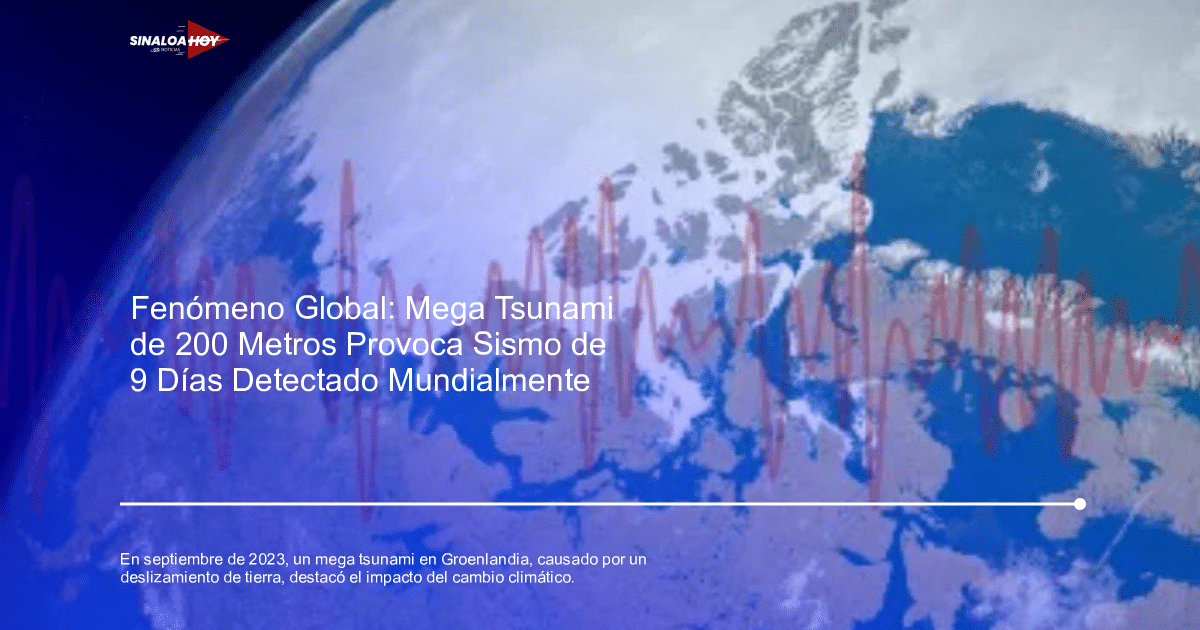 cambio climático, Desastres ambientales, Fenómenos naturales, Groenlandia, tsunami