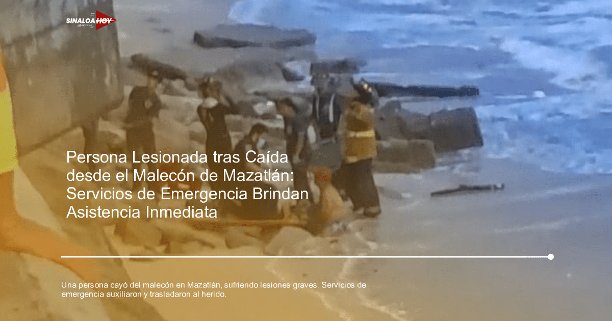 . Mazatlán, accidente, alerta de seguridad, Choque Malecón, servicios de emergencia