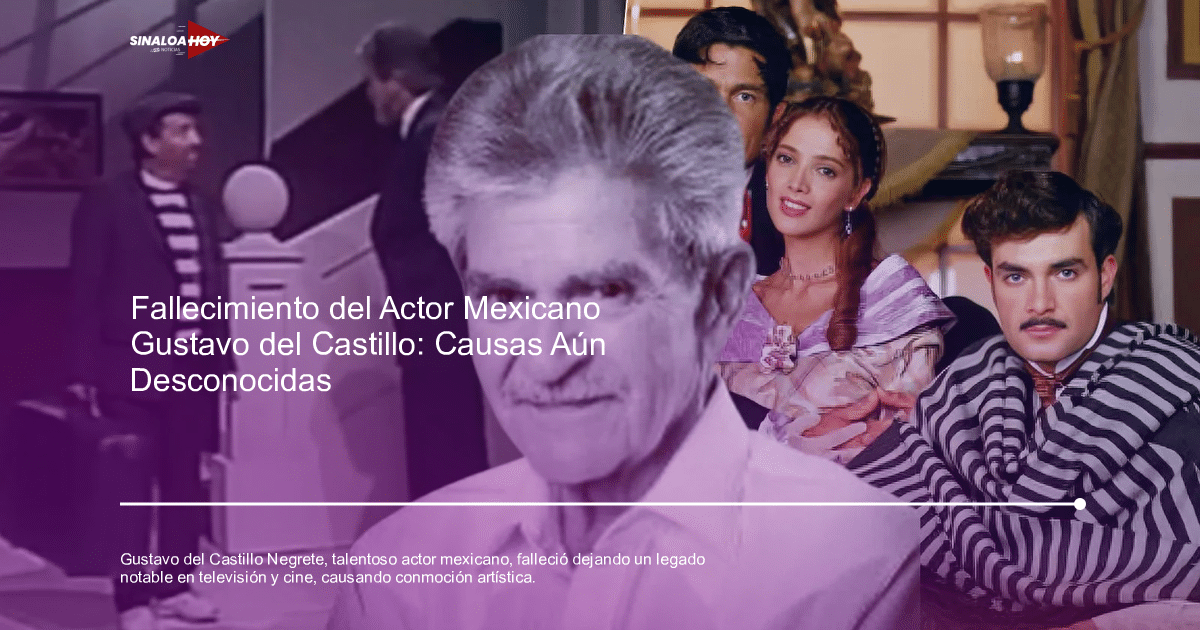 COVID-19 Ahome Resultados fallecimientos, familia del Castillo., Gustavo del Castillo Negrete, telenovelas mexicanas, trayectoria artística