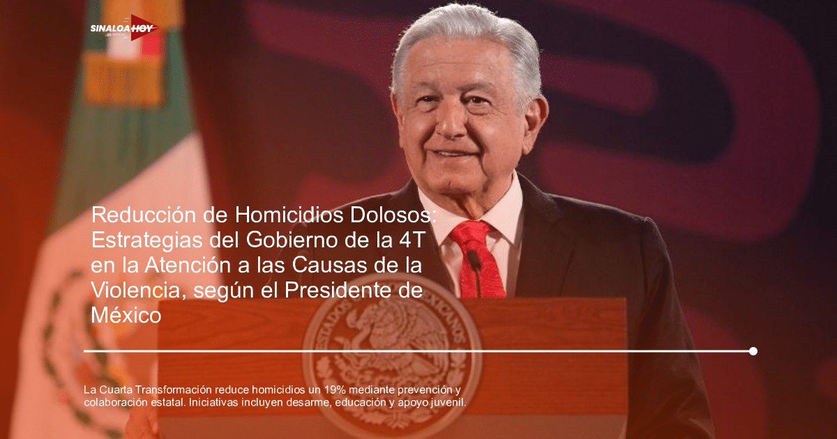 Desarme voluntario, Iniciativas de prevención, Jóvenes Construyendo el Futuro, Reducción de violencia, Tianguis del Bienestar