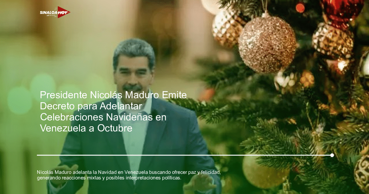 Alianza política, Economía., elecciones en Venezuela, Navidad adelantada, Nicolás Maduro