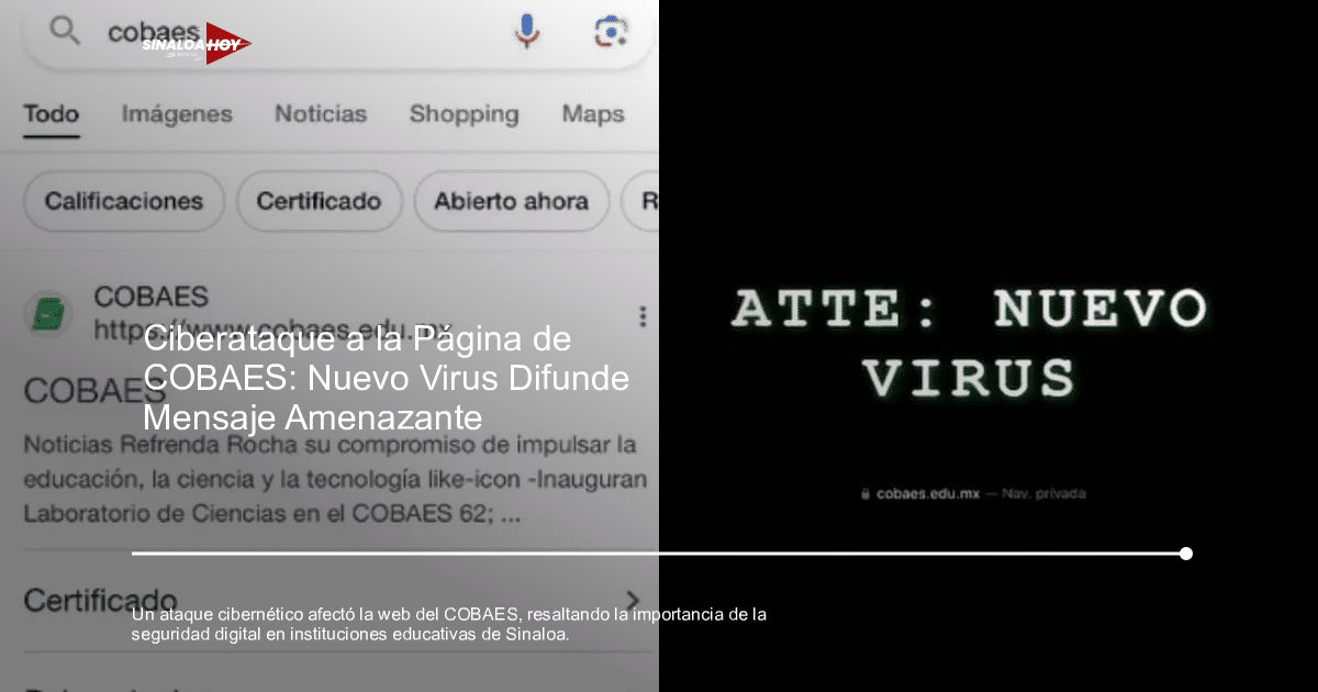 #EducaciónAmbiental, Ciberseguridad, hackeo, Instituciones Públicas., Sinaloa